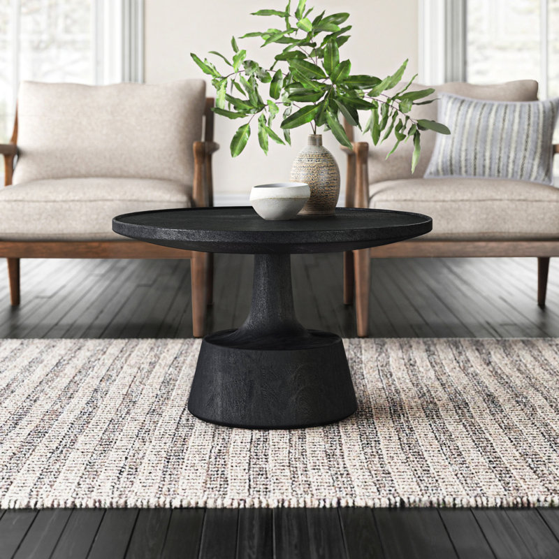 Joss & Main Froelich Solid Wood Drum Coffee Table & Reviews Wayfair